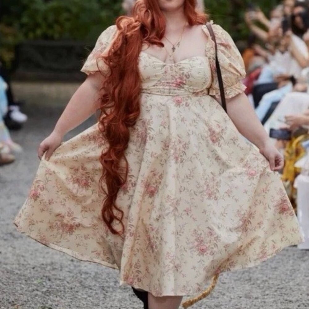 NWT Selkie The Renaissance Tea Rose Dress Size 2X